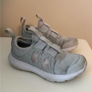Under Armour Kids' Light Gray Sneakers